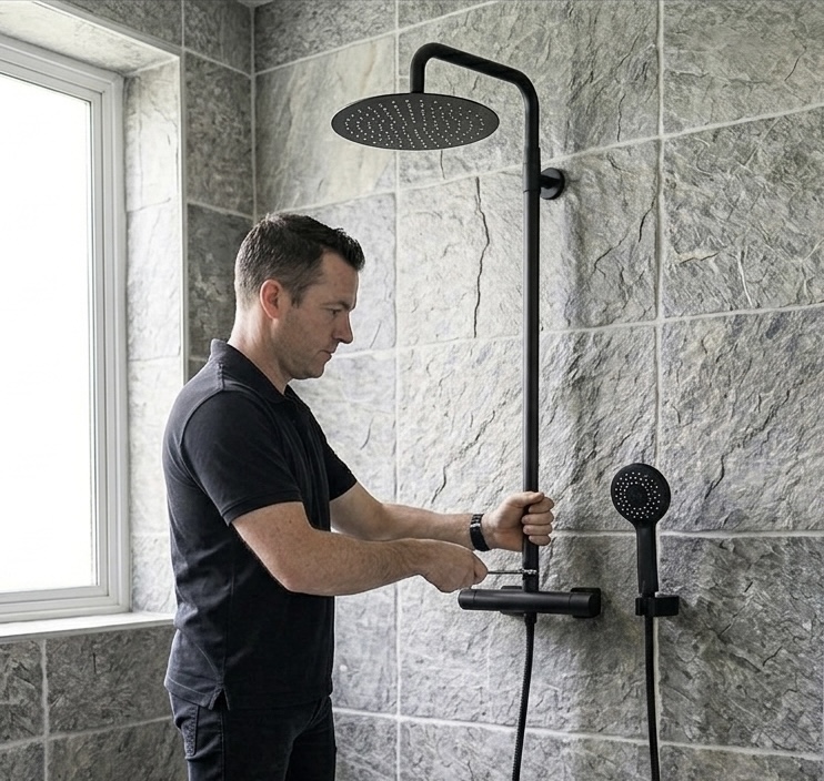 Mixer Shower Installation in Huntingdon